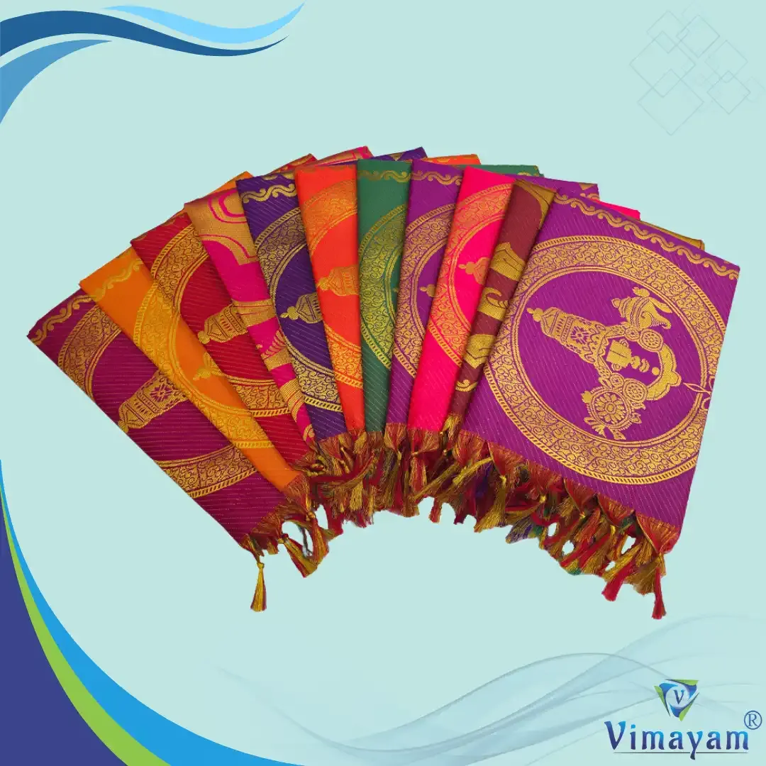 Shri venkateswara swamy premium ponnadai - Vimayam Dhoties