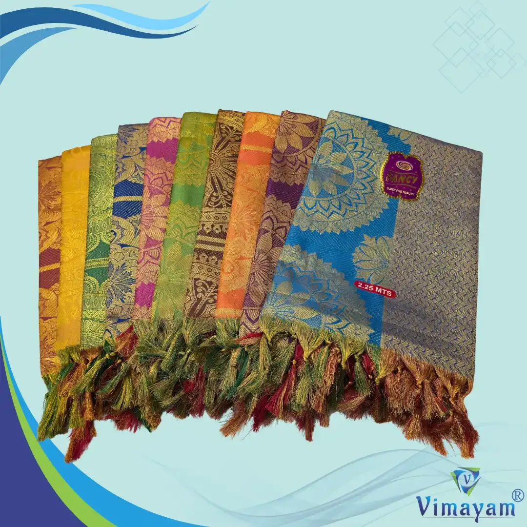 Fancy Super fine premium quality Ponnadai - Vimayam Dhoties